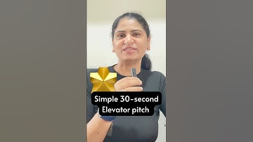 The 30-Second Introduction: Your Perfect Elevator Pitch for Job Interview & Networking Events