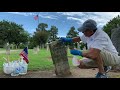 Kansas Veteran Headstones Are Dirty