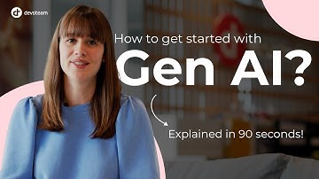How to get started with Gen AI in your organisation? Explained in 90 seconds