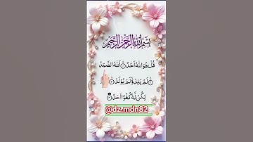 #سورة_الإخلاص#قرآن #تعليم #تعلم_سورة_الإخلاص #elmulquranعلم #راحة_نفسية #قران_كريم #quran #foryou