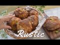 【パン作り】こねない！簡単！具沢山で超美味しい！フランスの田舎パン『リュスティック』Rusticの作り方/石窯ドームで手作りパン/おうちパン/这是制作简单又好吃的面包