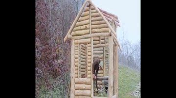 60 Days of Hard Work – Building a House from Stones and Logs by Hand 🏡🪨🛠️