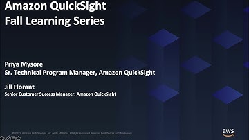 Virtual Author Workshop: Introduction to Amazon QuickSight Q and Designing Topics for NLQ