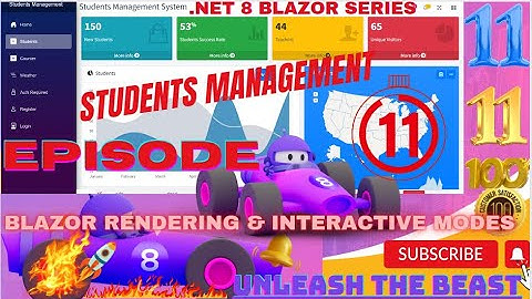 EPISODE 11: How to Create Blazor Students CRUD App with Admin LTE in NET8.0,EF Core,SQL Server EP10💥