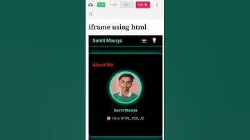 🌍 How to Use iframe in HTML | Embed Websites Easily 🚀 #shorts