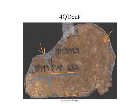 05b Dead Sea Scrolls Deuteronomy 32:8 Textual Criticism