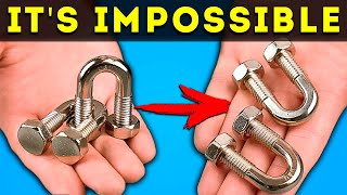 IMPOSSIBLE PUZZLE | These bolts can’t be separated | What's the secret?