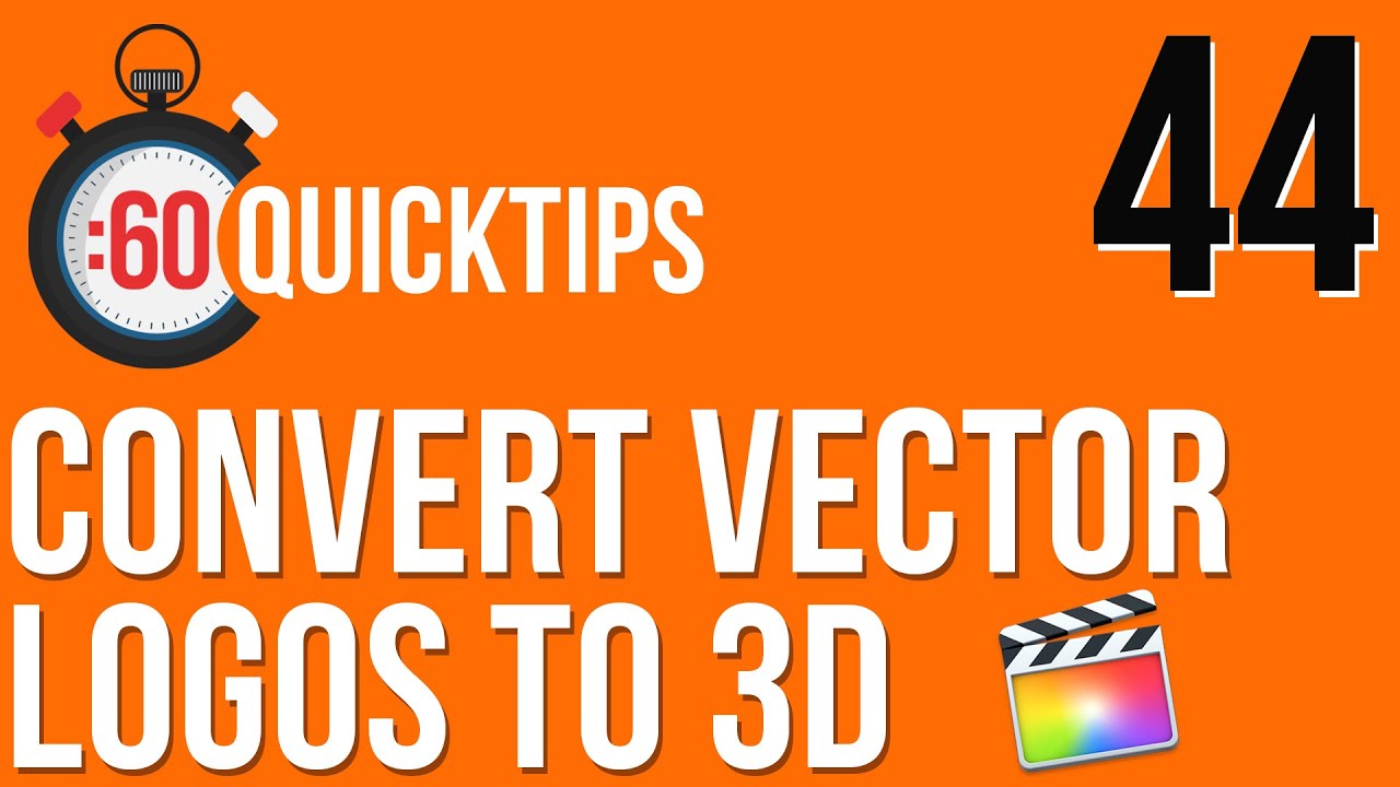 Ep 44: Convert Vector Logos to 3D - YouTube