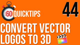 Ep 44: Convert Vector Logos to 3D