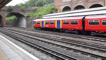 South West Trains Class 455 arrives at Weybridge