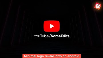 Minimal logo reveal intro in kinemaster || Kinemaster tutorial ||