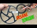 New Sur-ron 58T Sprocket Vs Stock 48T