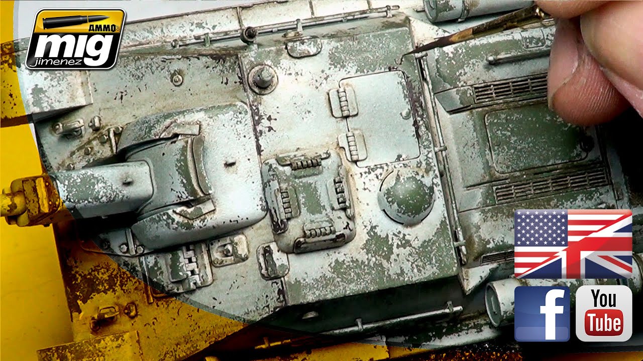 WINTER CAMOUFLAGE CHIPPING HOW TO BY MIG JIMENEZ YouTube