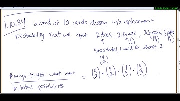 Stat 3000: Review Exam 1  Problems 1.10.16 and 1.10.34