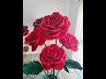 Diy  quick and easy  giant folm rose 20 inches in diameter  step by step real time creation