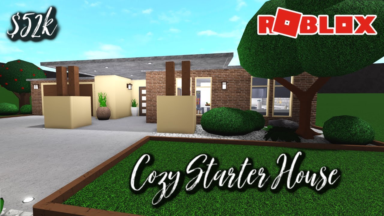SMALL COZY STARTER HOME (NO GAMEPASS) | $52k | Bloxburg Speedbuild ...