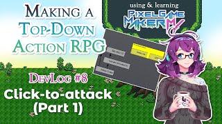 Click an enemy to target it! | Pixel Game Maker MV Devlog [8]