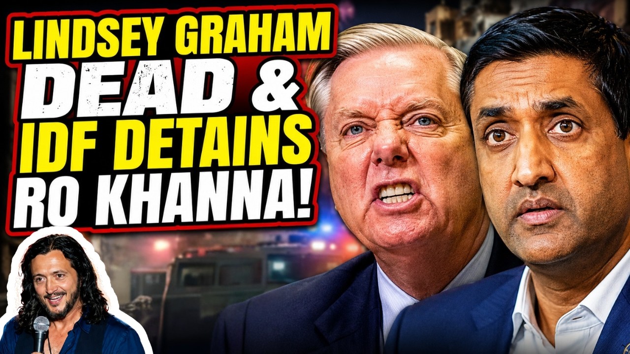 LIVE: Lindsey Graham Dead / Ro Khanna Detained By IDF & More!
