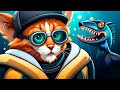 КОТ СИБАС ЛОВИТ СТРАННЫХ РЫБ ► Cat Goes Fishing |6|