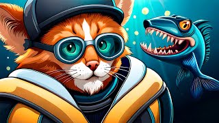 КОТ СИБАС ЛОВИТ СТРАННЫХ РЫБ ► Cat Goes Fishing |6|