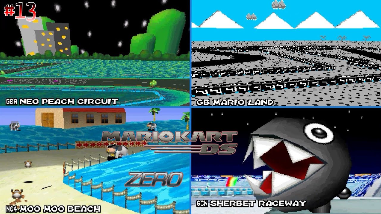 Mario Kart Zero: Mario Kart DS [NDS ROMHACK] (no commentary) I #13 - 100cc SHELL CUP