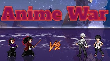 Yoriichi & Kokushibo VS Accelerator & Touma V2 in Jump Force Mugen