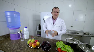 Como retirar o agrotóxico dos alimentos com iodo?