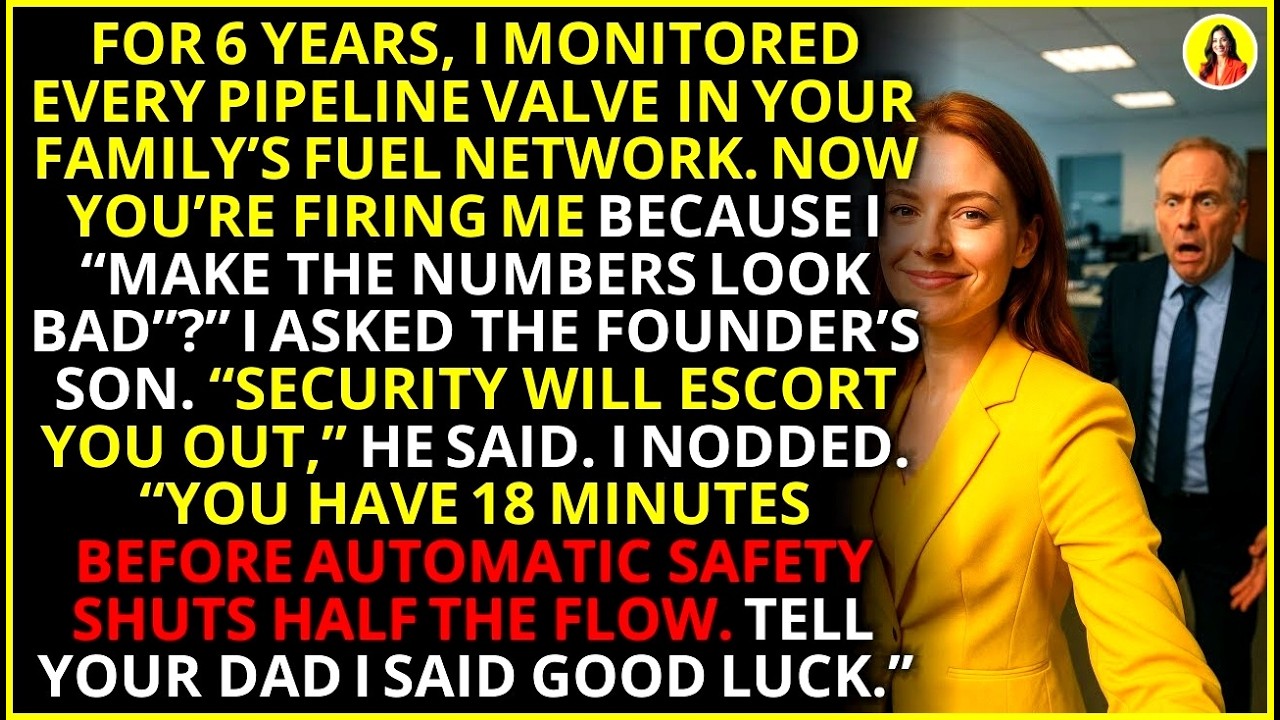 At 6 a.m., after I’d spent all night stopping a pressure spike that would have blown a seam under a river, the founder’s son walked into my control room with two security guards and fired me in...