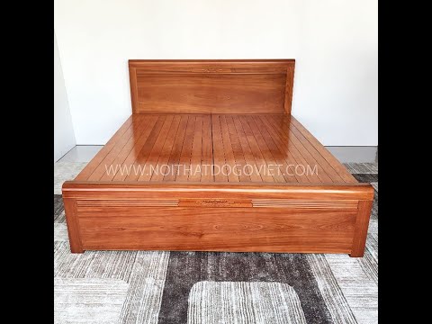 Giường Ngủ Gỗ Xoan Đào Đẹp Bền Giá Rẻ - Nội Thất Đồ Gỗ Việt