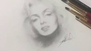 Marilyn Monroe speed drawing