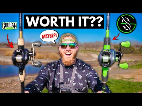 Fishing a TROPHY Bass Lake w/ NEW Googan Squad Reels!! (Worth it??) 