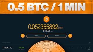 Mine BITCOIN With FREE BITCOIN MINING SOFTWARE In 2023 - 0.5 BTC Every 60 Seconds screenshot 3