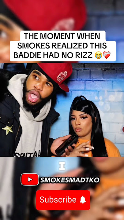 THE MOMENT WHEN SMOKES REALIZED THIS BADDIE HAD NO RIZZ 😭❤️‍🩹 #smokesmadtko #rizz