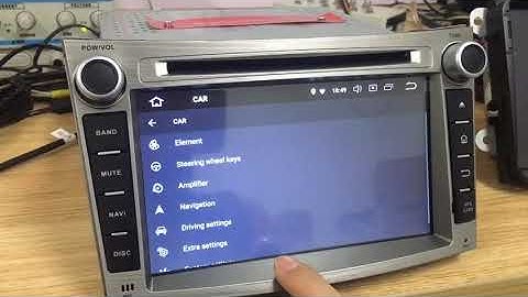 Idoing car radio setting buttons lights