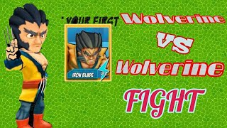 Wolverine fight against wolverine. Superheroes fighting games shadow battle. Old classic gaming. screenshot 5