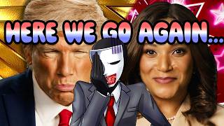 Donald Trump vs Kamala Harris. Epic Rap Battles of History (LIVE REACTION)