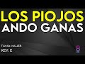 Los Piojos - Ando Ganas - karaoke Instrumental - Mujer