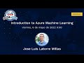 Global azure 2022  introduction to azure machine learning