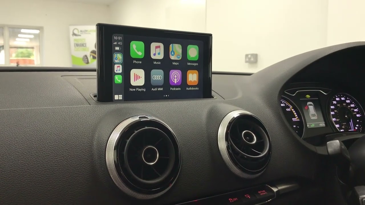 Wireless Apple CarPlay Android Auto Retrofit for Audi A3 8V 2013-18 GPS MMI  - Unique Auto Developments