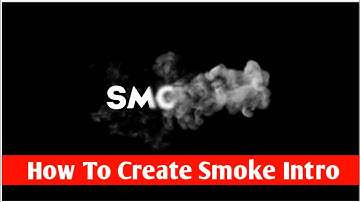 How to Make Smoke Text Animation intro in Kinemaster | Smoke Effect Tutorial |Mueen Asghar