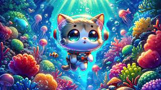 Aquatic Whiskers l Music Channel for the Cat's Underwater Adventures in a Magical World