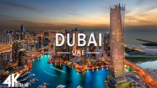 FLYING OVER DUBAI (4K UHD) - Relaxing Music Along With Beautiful Nature Videos - 4K Video HD