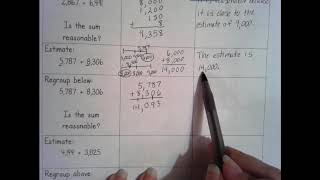 Lesson 8 Part 2: Addition Using Various Algorithms for Addition 4.NBT.B.4 & 4.OA.A.3