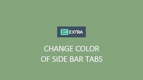 Change color of Divi Extra Title Tabs of default sidebar