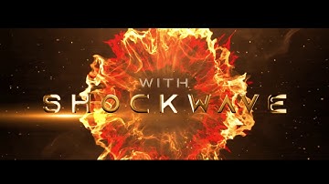 Cinematic Title Animation in After Effects I With Shockwave I Sumit Adak