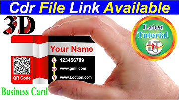 business card design in coreldraw l 3d business card design full tutorial in urdu l hindi