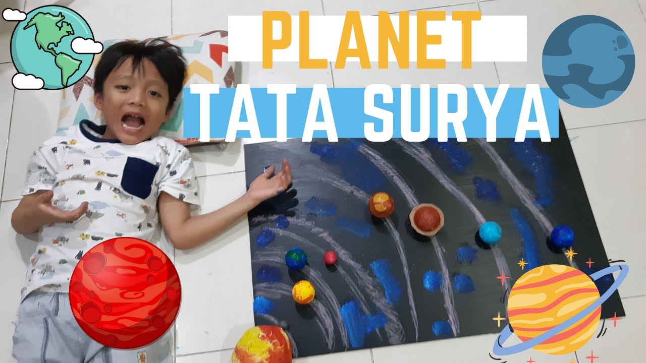  Cara  Membuat  Miniatur Planet Tata  Surya  Solar System 