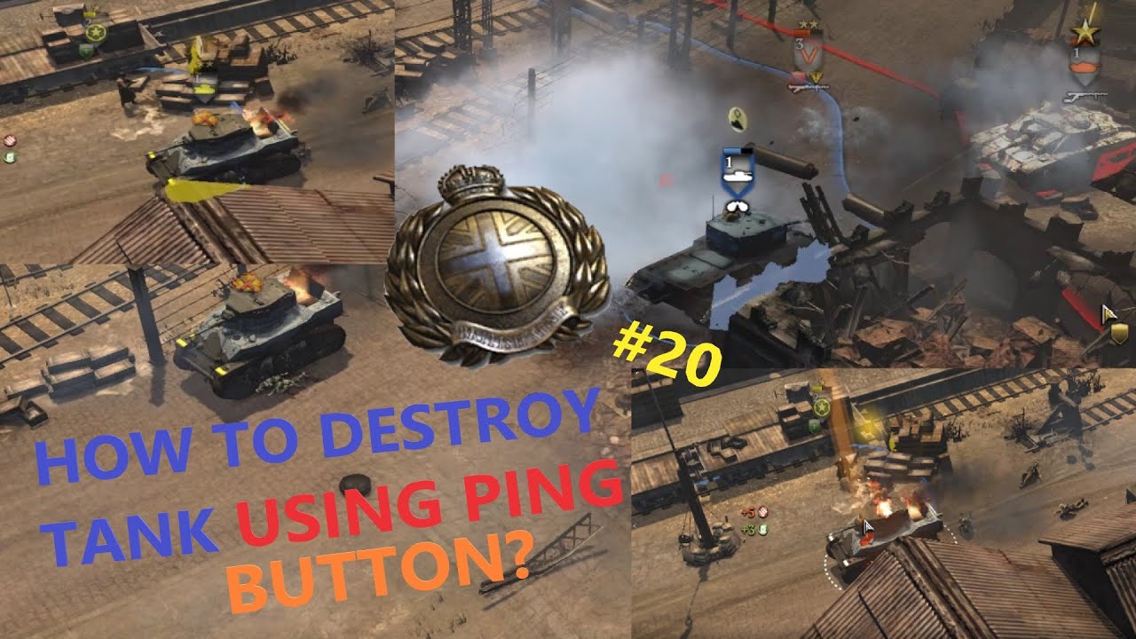 HOW TO DESTROY TANK USING PING BUTTON? - CoH2 Funny and Good Actions ...