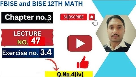 Integration || integration by parts || 2nd year math ch-3 lec-47 @tariqshaheenmaths1492