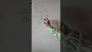 El cateto oculto nos da el área #matematicas #geometria #maths #triangulos #triânguloretângulo